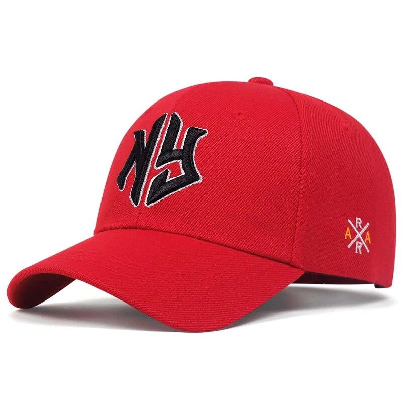 Unisex Letter Ng Side Ar Embroidery Baseball Caps Spring And Autumn Outdoor Adjustable Casual Hats Sunscreen Hat