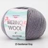 Medium Weight Merino Wool Yarn, 50g for Hand Knitting and DIY Crochet Sweaters and Scarves