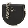 Vivienne WeStwood Women S Smooth Leather Nano Saddle croSS Bag 43030005 L001q N401