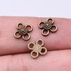 Connettori Fiore a Lavoro Aperto Gancio per Ciondolo Colore Bronzo Antico Creazione Gioielli Accessori Fatti a Mano Connettori per Ciondoli
