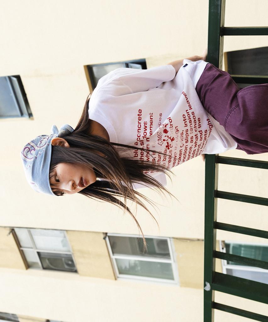 LMC Vintage Lettering Tee White