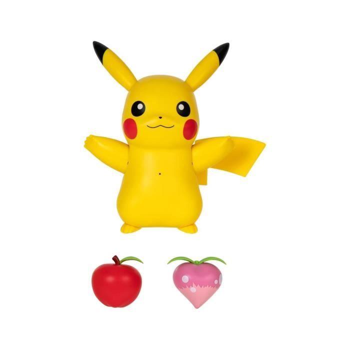 Figurine - JAZWARES - Pokémon - My Partner Pikachu interactif Deluxe 11 cm - Jaune - Intérieur