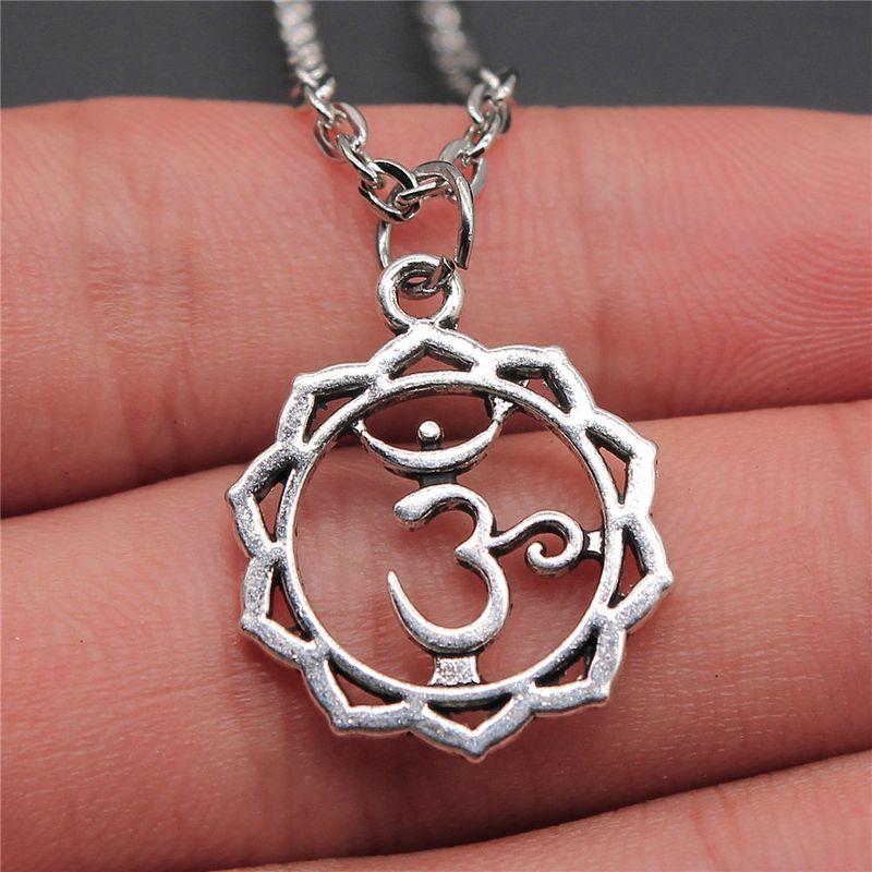 Yoga Zen Lotus Women's European and American Popular Necklace