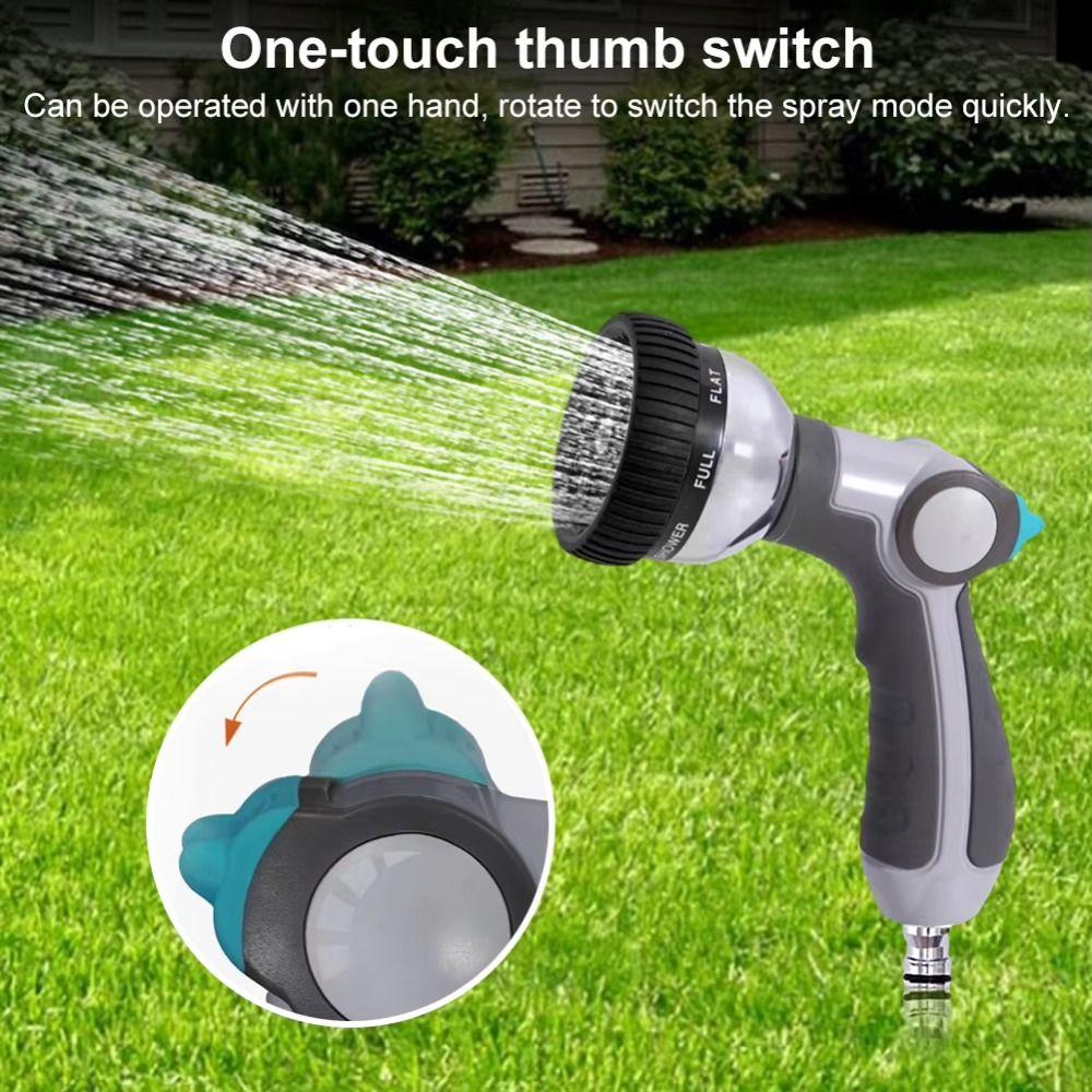 High Pressure Metal Spray Nozzle Watering Plant Water Hose Sprayer Garden Hose Nozzle  Car Washing