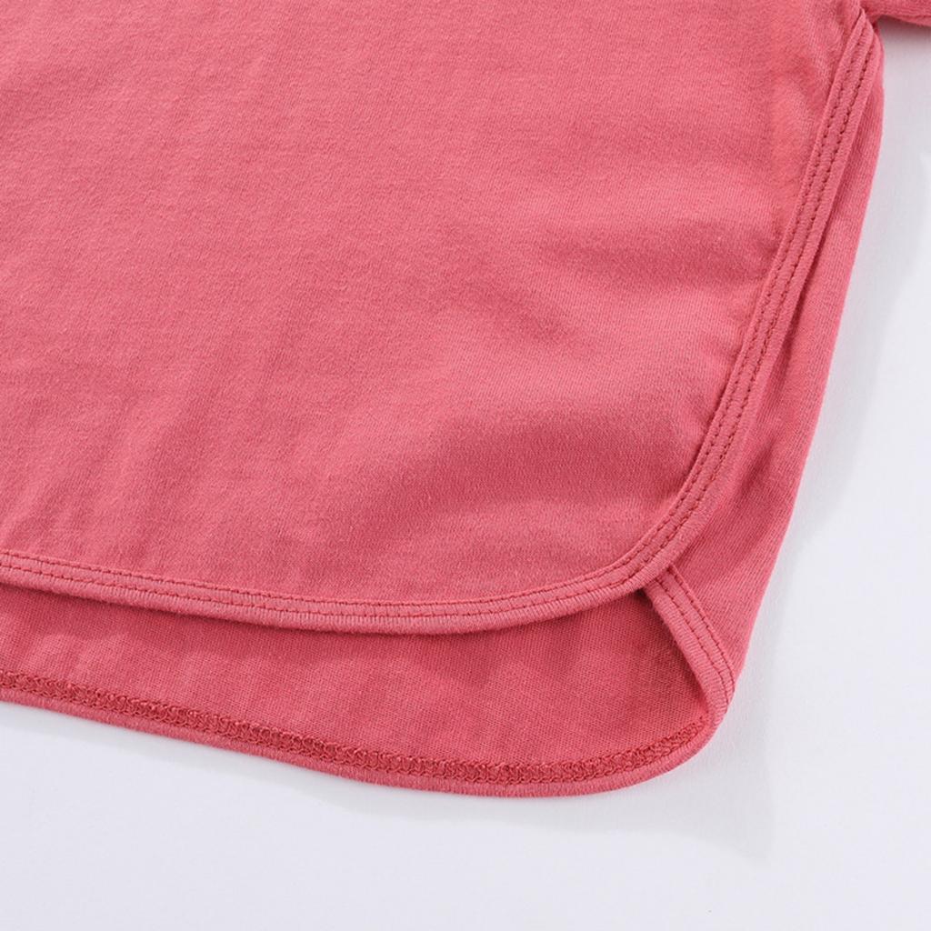 Summer Children's Fashionable Loose Cotton Short Sleeved T-shirt Candy Colored Top