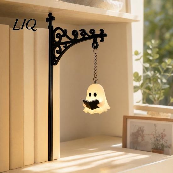 Bücherregal Lampe Geisterlicht, Dekorative Bibliothekslaterne, Vintage Fantasy Buchnische Lampe, Magische Magische Laterne Leselicht für Bücherwürmer, Tragbar