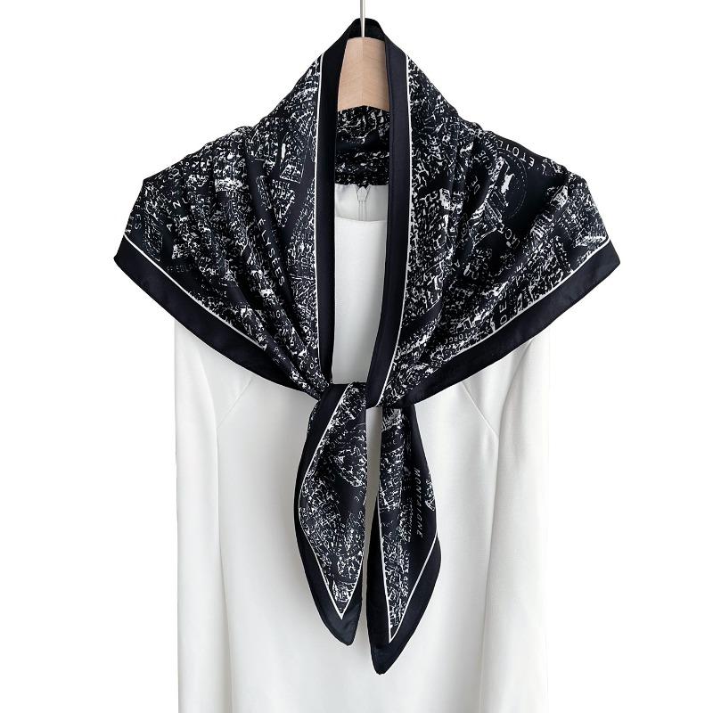 Women Fashion Multifunctional Thin Triangular Scarf Sun Protection Decorative Neck Shawl