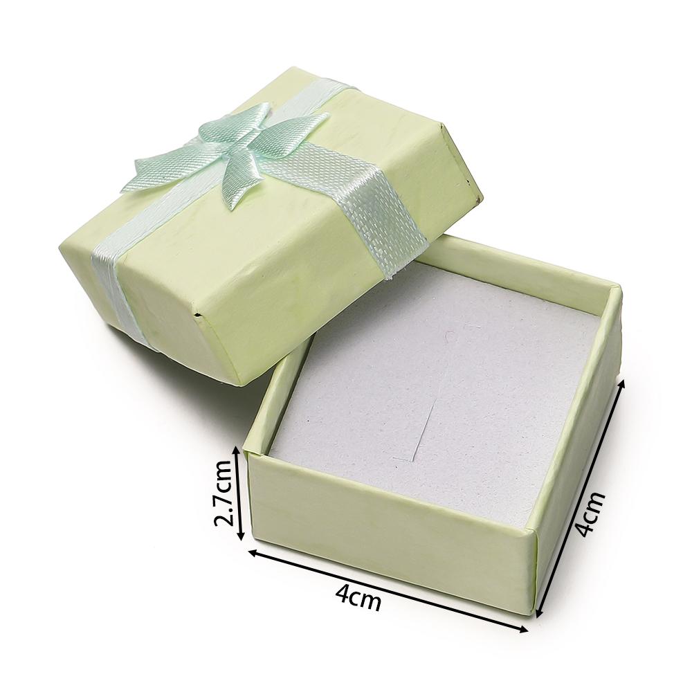 1pc High Quality Paper Ring Necklace Square Box Jewelry Necklace Earrings Rectangular Package Gift Box