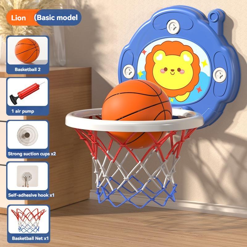 

New Children s Basketball Frame Indoor Shooting Hanging Baby Basketball Stand 1-5 Year Old Baby Home Ball Toy No Punching