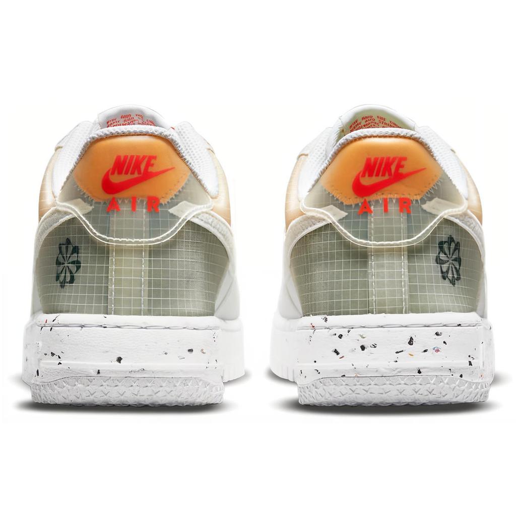 New Nike Air Force 1 Low Crater White Orange DH2521-100