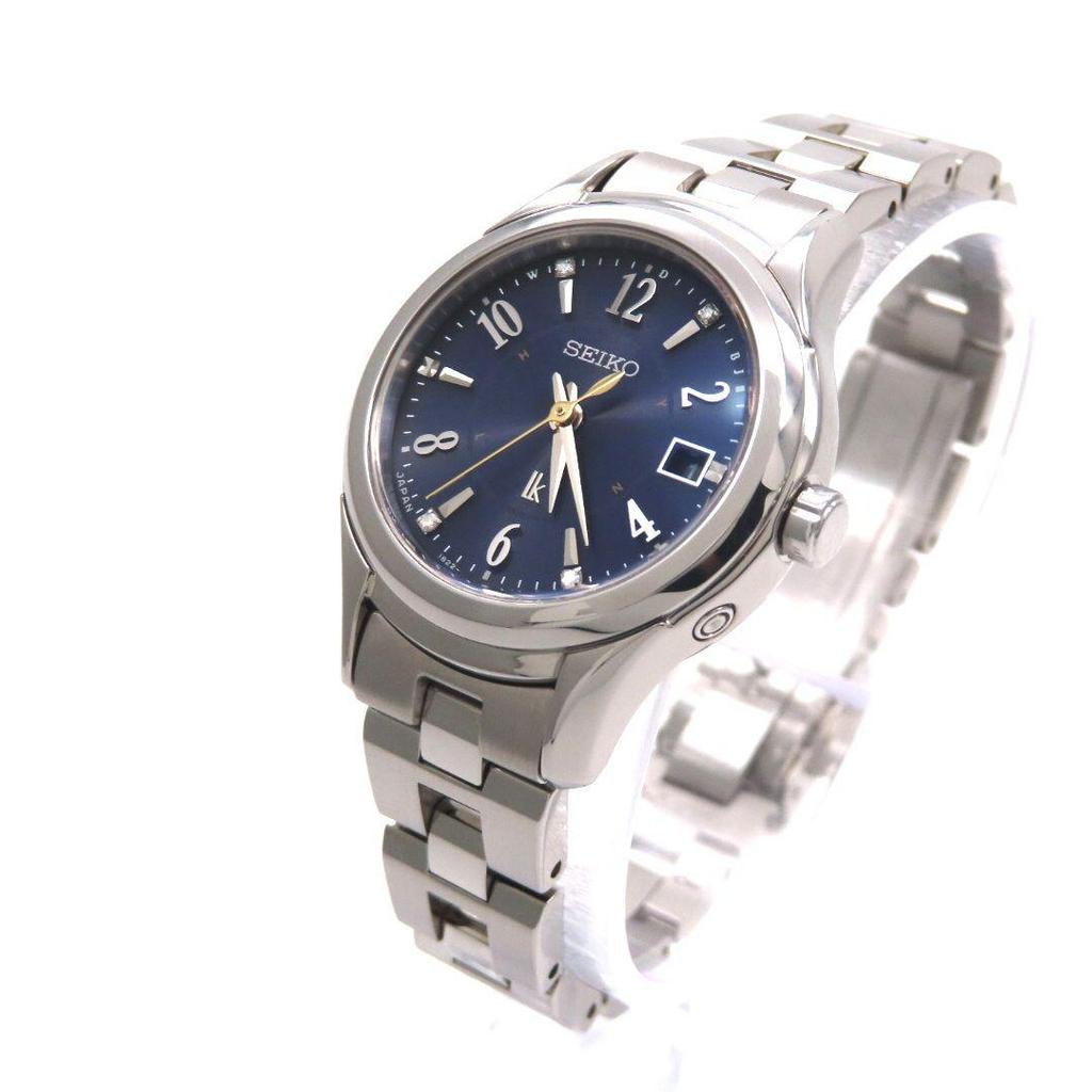 [USED] Eternal Blue SEIKO Seiko watch Lucia 4P Diamond similar