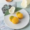 50g Plastic Material Mooncake Moulds Mooncake Stamps Cute Pineapple Shaped DIY Mooncake Gadgets for Mid-Autumn Festival