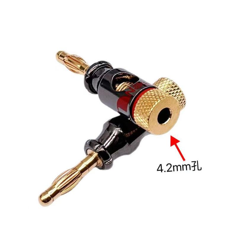 Speaker Amplifier Terminal Binding Post Nut Banana Plug Jack Socket Connector Long Thread Adapter