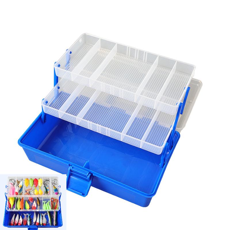 ODM Larger Volume Multi-Layer Fishing Tackle Box Multi-Function Fishing Lure Box Portable Plastic Fishing Accessories Tackle Box