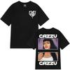 Sängerin Cazzu Tour 2025 Vintage Grafik T-Shirt Herren Damen Mode T-Shirt Lässig Hip-Hop Baumwolle Oversized Ästhetik T-Shirts