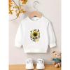 Unique and Innovative Printed Pattern, Comfortable and Simple Spring and Autumn Baby Thin Versatile Round Neck Hoodie