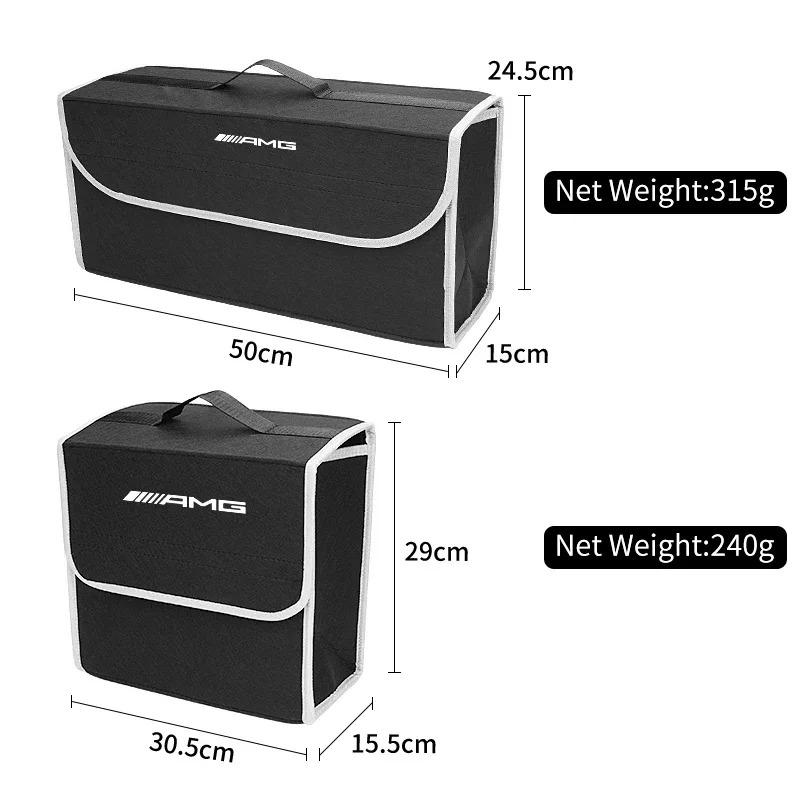 Car Trunk Storage Bag Organizer Foldable Stowing Tidying Container Box For Mercedes Benz AMG A B C E Class A180 CLK CLA GLC GLK GI7