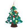 DIY Filz Weihnachtsdekorationen Weihnachtsbaum Tür Wandbehang Ornamente Filz-Weihnachtsbaum Neujahr Weihnachtsmann Weihnachten Kindergeschenke