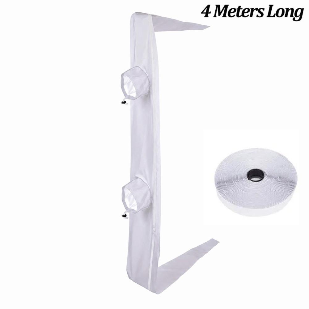 Double Opening Portable Air Conditioner Window Seal Window Vent Kit  For Push Up Windows