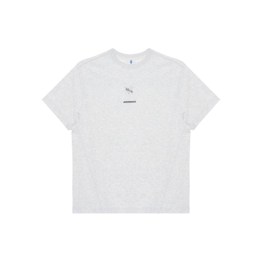 Ader Error T-Shirt Grey Men Tops BN01SSTS0112GR