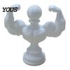 Collectible Art Sculptures 3D Printed Muscular Man Chess Pieces, Creative Muscle Figurines, Resin Sculpture Ornaments for Personalized Gaming