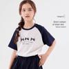 Girls' Antibacterial Cotton Blend Summer T-Shirt