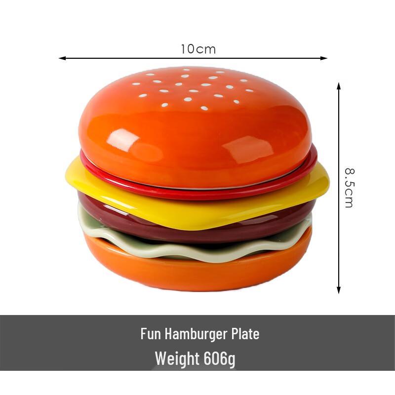 Multilayer Ceramic Burger Plate
