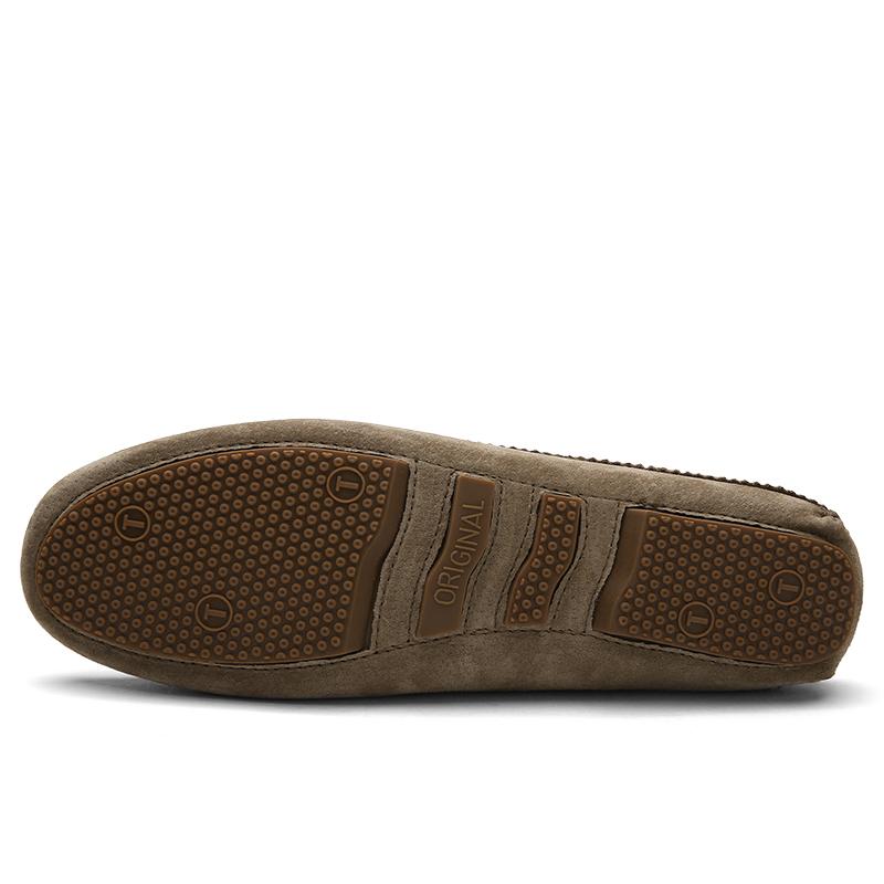 Fashion High Quality Genuine Leather Shoes  Men Loafers Shoes Spring Summer Hot Sell Moccasins Men Flats Lightweight Driving Shoes