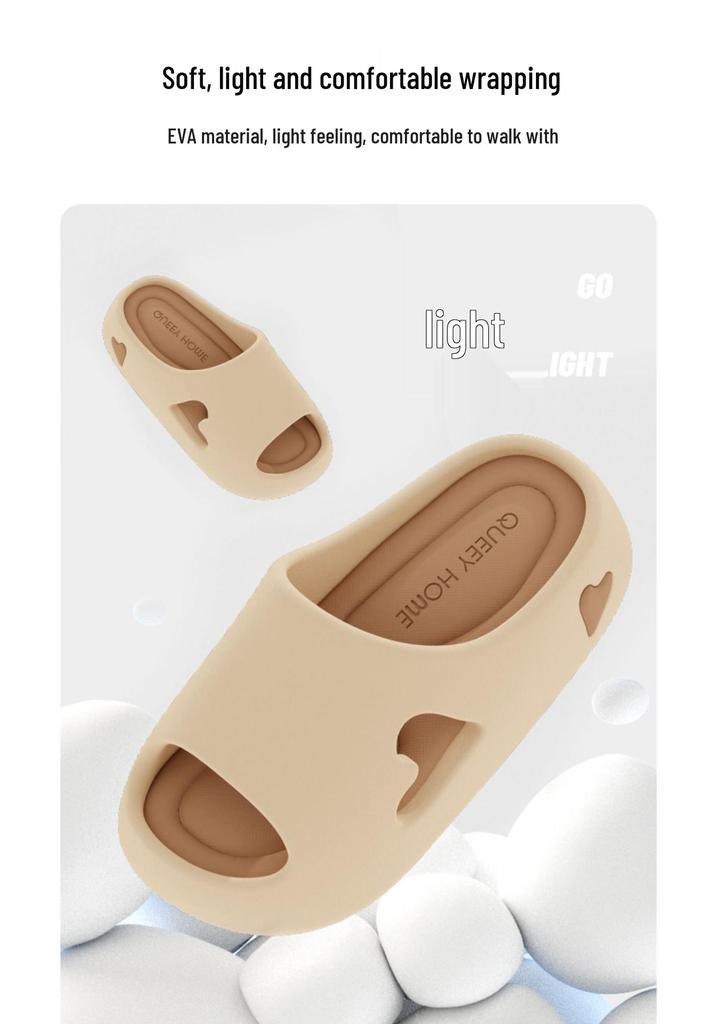 2026 Women's Summer Non-slip Corgi Butt Slippers with Thick Sole for Indoor/Outdoor Use