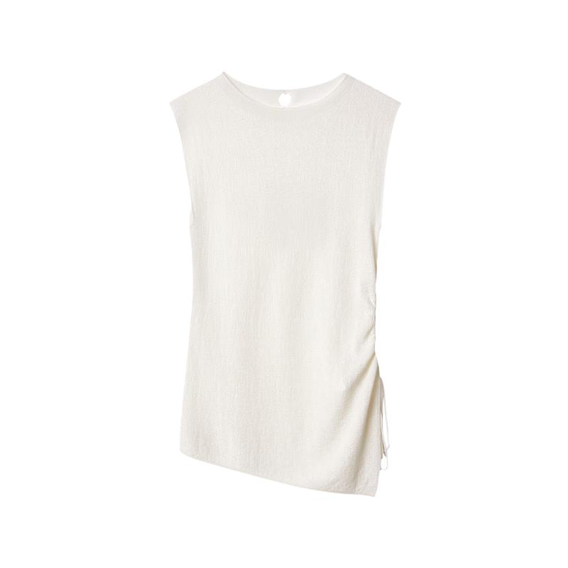 Elegant Asymmetrical Sleeveless Vest