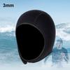 3mm Neopren Tauchhaube Thermische Neoprenhaube Dehnbare Tauchkappe Badekappen mit Kinnriemen Surferhaube für Damen Herren