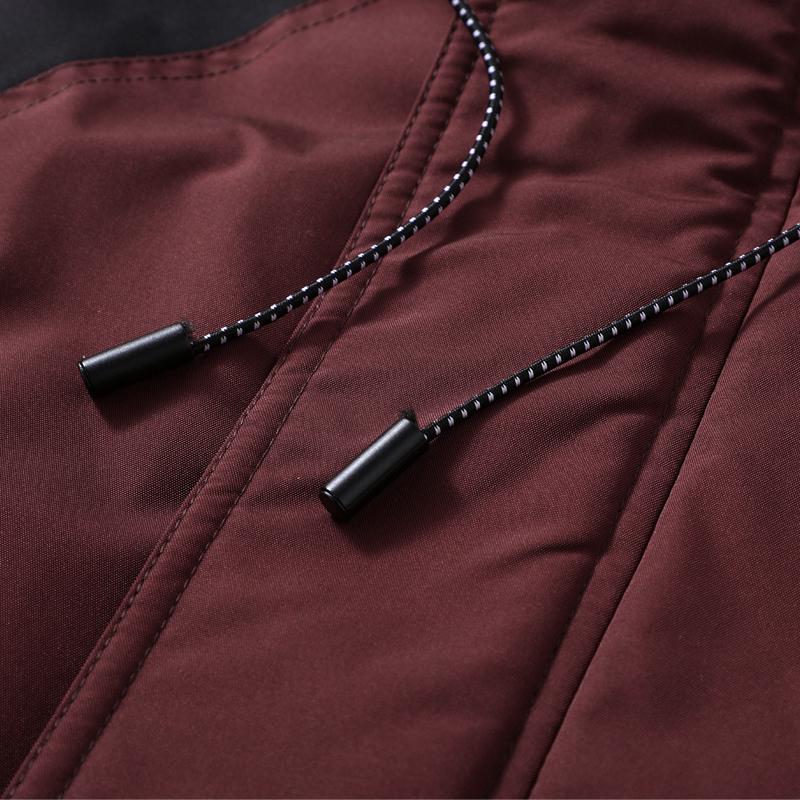 Plusstorlek 4XL-11XL Mode Vinter Herrkappa Med huva Ledig Lös Tjock Varm Oversize Ytterkläder Herrjackor