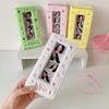 Four Grid Photo Korean Photocard Holder Embroidered Idol Card Display Protector  Friends