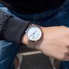 2023 Kezzi Minimalist French Niche Waterproof Couple Watches for Women, Mesh Band Pair