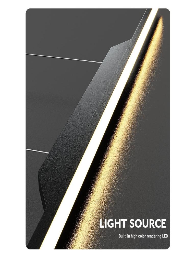 Nordic Minimalist LED Pendant Light - Sleek, Single-Line Design for Dining Room, Study, Bar, or Office.