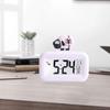 Electronic Clock Cute Cartoon LED Screen Desktop Electronic Alarm Data Time Calendar Temperature Clock