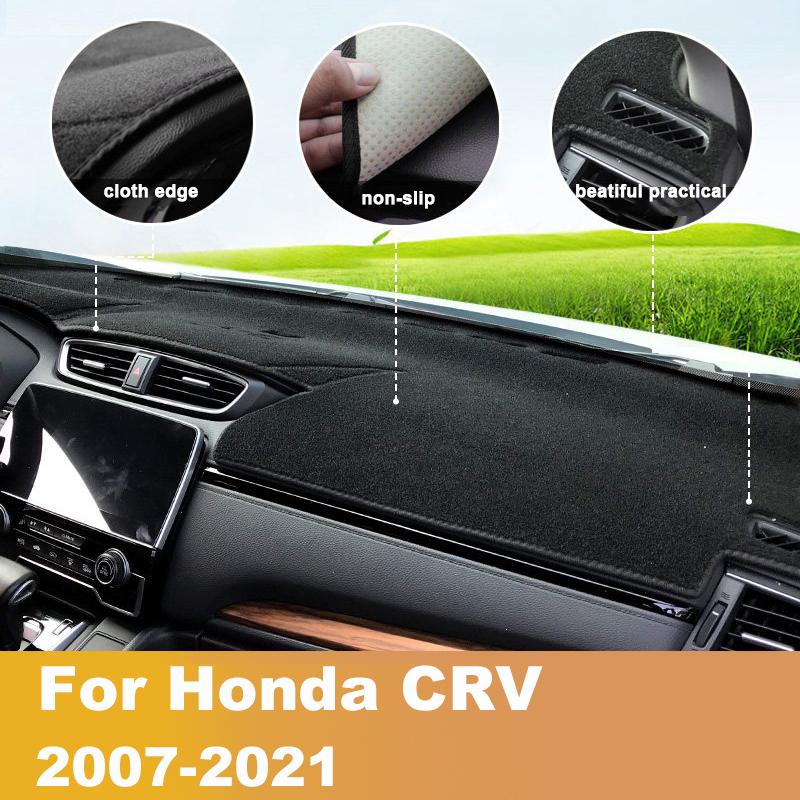 Car Dashboard Covers Mat Avoid Light Pad Sun Shade Carpets Anti-slip Trims For Honda CRV CR-V 2007-2017 2018