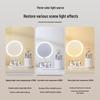 2024 LED Makeup Mirror with Storage - Desktop Vanity Mirror with Fill Light for Students