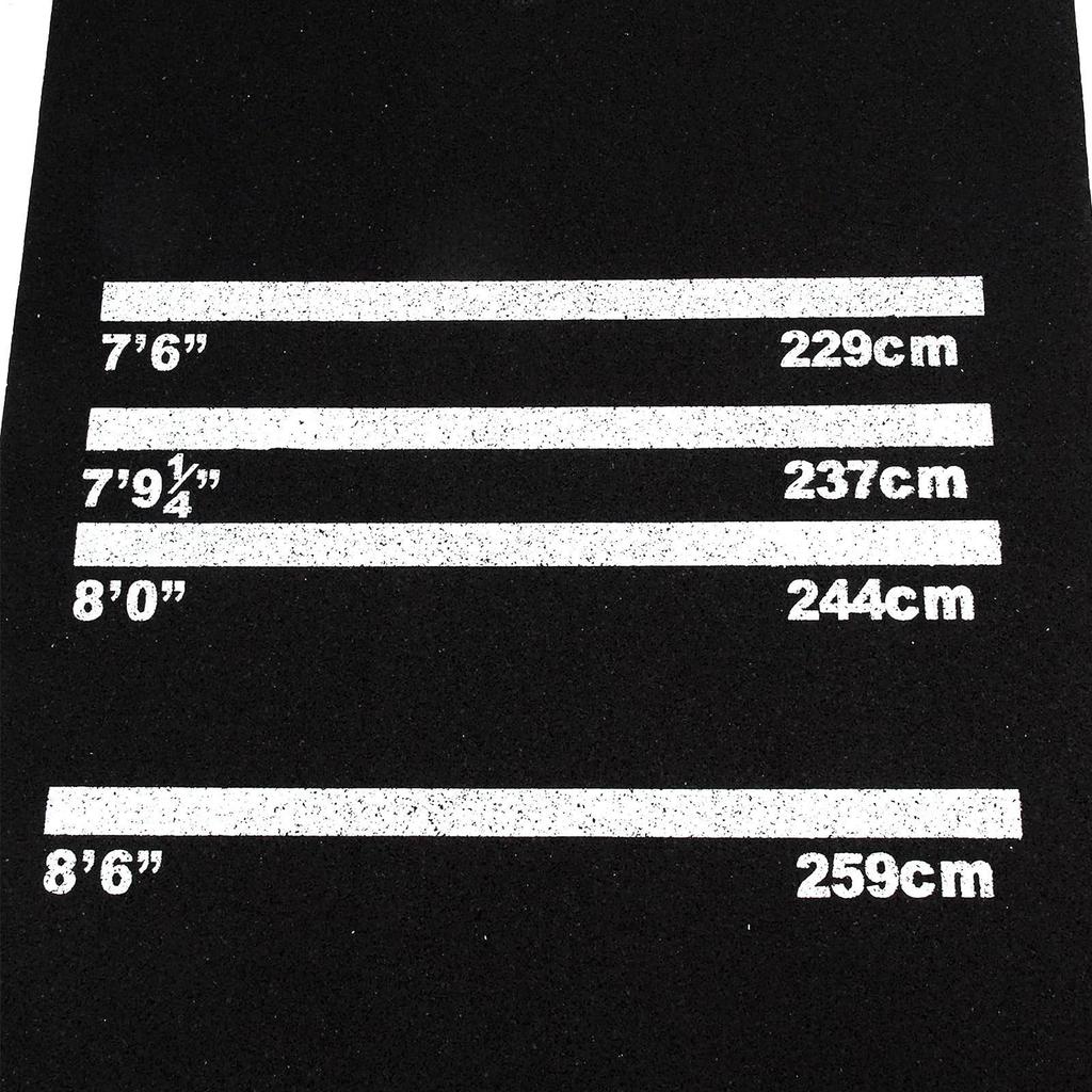 Multi-functional Dart Mat with Rubber Granules Anti-slip Dartboard 4 Throwing Distances Non-slip Dart Carpet Runner 300x34cm