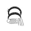 BSA M20 FRONT AND REAR BLACK PAINTED MUDGUARD SET WITH COMPLETE STAY KIT|Fit For