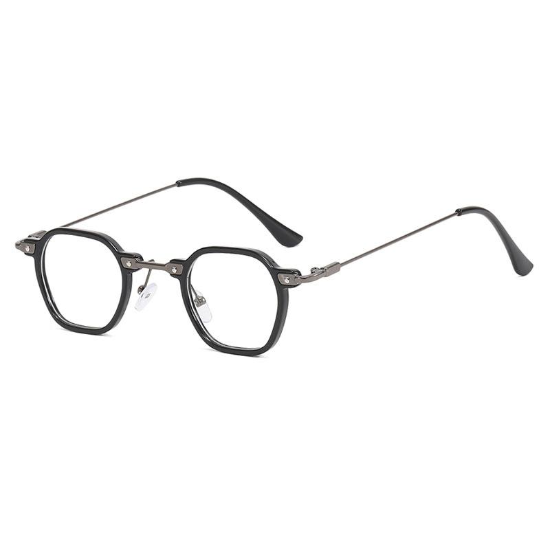

Vintage Retro Square Shape Sunglasses Men Small Frame Sun Eyeglasses for Women Latest Fashion Polygonal Metal Eyeglasses Shadow UV400 only 1pcs sunglasses