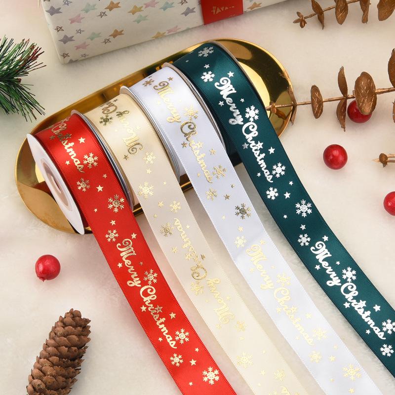 Satın alın 10 Yards/roll) Silk Satin Ribbons Gift Wrapping Decoration