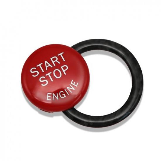 Engine Start Stop Button Replace Cover With Ring Trim For BMW E90 E92 E93 09-12