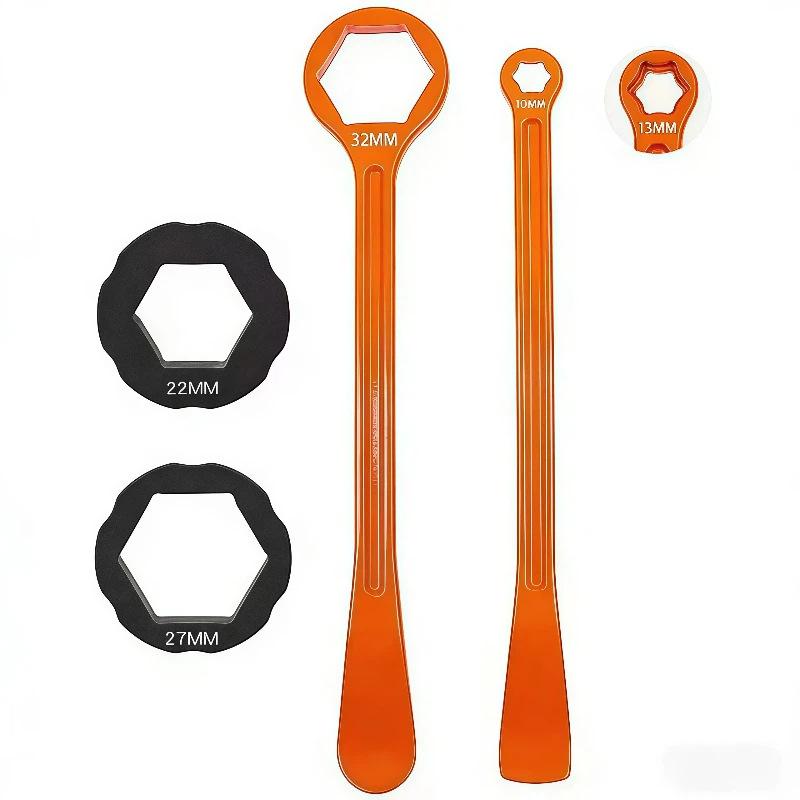 Motorrad-Reifenmontierhebel CNC-Aluminium Dirtbike-Reifenwechselwerkzeug Tragbares Reifenwechsel-Set für Offroad-Reparatur
