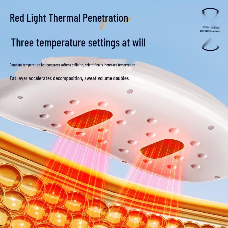 Auxiliary Waist Massager with Heat and Red Light CN plug (adapter included)