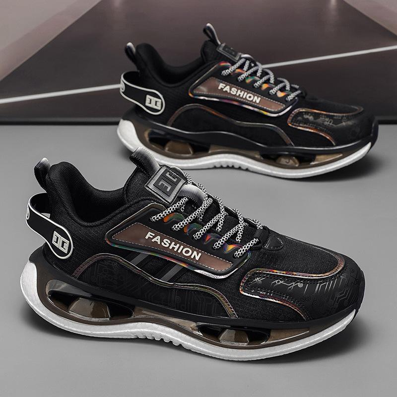 New ModelMen'S Breathable Mesh Sports Street Brand Cushioned Cushioning Niche Functional Versatile Dad Shoes