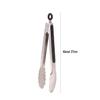 Silicone High-Temperature Resistant Tongs - Ideal for Grilling, Frying, and Bread - Stainless Steel Kitchen Tool