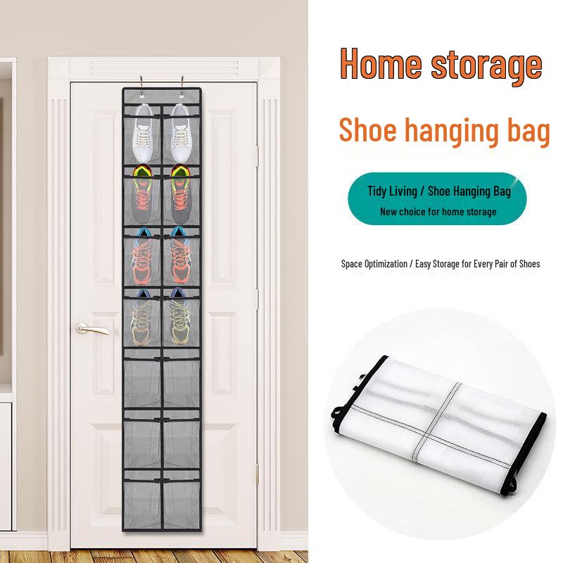 

Cross-Border 24-Pocket Over-the-Door Shoe and Clothes Organizer