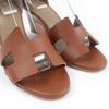 HERMES Sandals legend Ankle strap Calf leather Women 34 Used