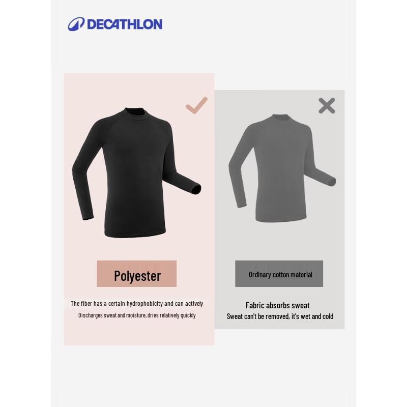 Decathlon Men's Thermal Ski & Sport Base Layer